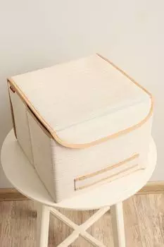 Корзина для хранения с крышкой CASY HOME