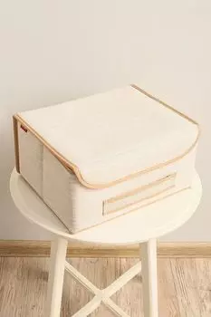 Корзина для хранения с крышкой CASY HOME