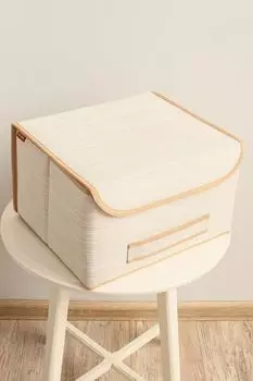 Корзина для хранения с крышкой CASY HOME