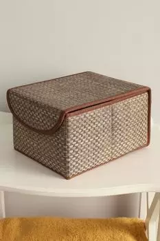 Корзина для хранения с крышкой CASY HOME