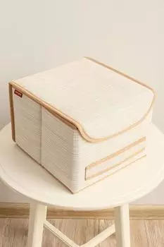 Корзина для хранения с крышкой CASY HOME