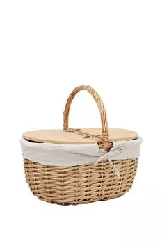 Корзина для пикника с крышкой COINCASA