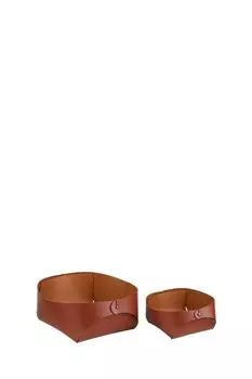 Корзина кожаная Flora ADJ