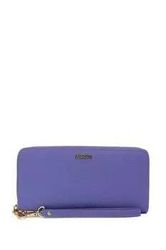 Кошелек на молнии кожаный FABRETTI