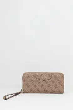 Кошелек с принтом из монограмм бренда Eco Brenton Guess