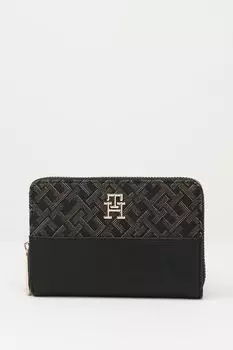 Кошелек с принтом из монограмм TH Jacquard Tommy Hilfiger