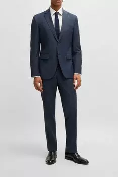 Костюм 2-ка из шерсти облегающего кроя BOSS