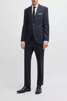 Костюм из шерсти в мелкую клетку BOSS