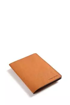 Кожаная обложка для документов с логотипом бренда LONG RIVER