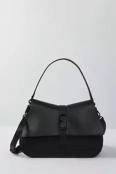 Кожаная сумка сетчел Flow L Furla