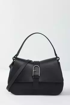 Кожаная сумка сетчел Flow M Furla