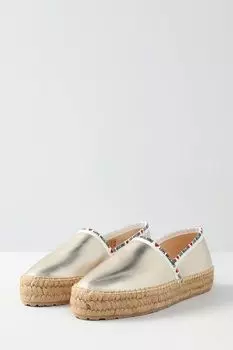 Кожаные эспадрильи Love Moschino