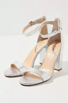 Кожаные босоножки на каблуке Paola Ray