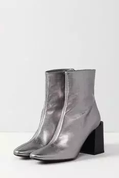 Кожаные ботильоны Block Furla