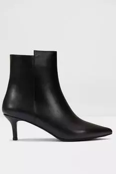 Кожаные ботинки на каблуке MYSA