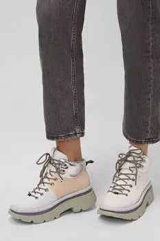 Кожаные ботинки на массивной подошве 4CCCCEES