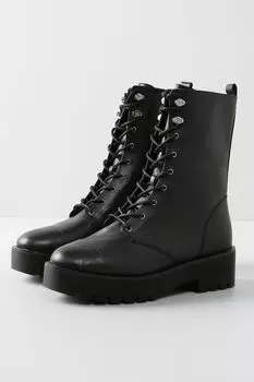 Кожаные ботинки на массивной подошве Bryce Michael Michael Kors