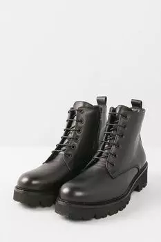 Кожаные ботинки на шнуровке Ever be