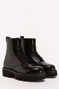 Кожаные ботинки на шнуровке Furla