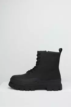 Кожаные ботинки на шнуровке Guess