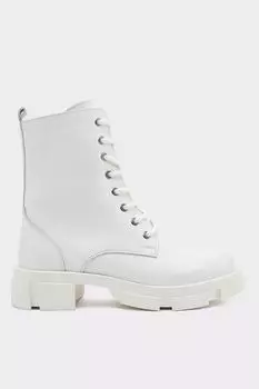 Кожаные ботинки на шнуровке MYSA