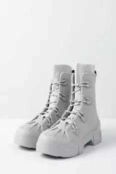 Кожаные ботинки с эластичными вставками Vic Matie