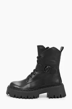 Кожаные ботинки с пряжками Abricot