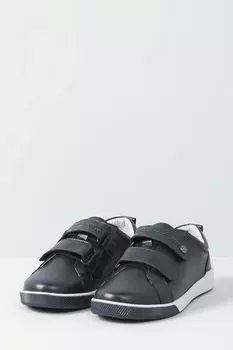 Кожаные кеды на липучках Elegami