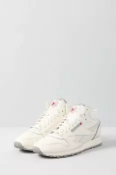 Кожаные кроссовки Classic Leather Mid REEBOK