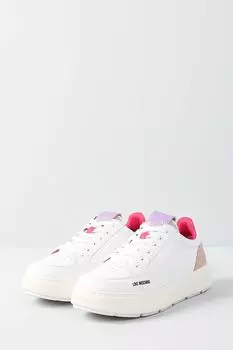 Кожаные кроссовки Love Moschino