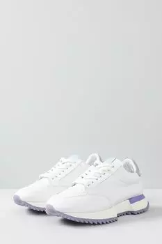 Кожаные кроссовки на ребристой подошве Ever be