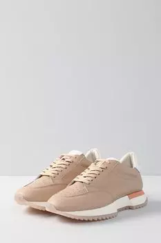 Кожаные кроссовки на ребристой подошве Ever be