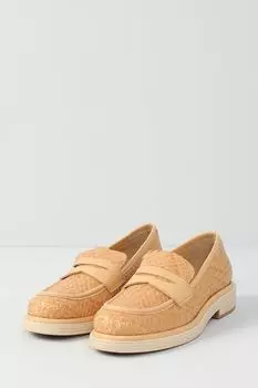 Кожаные лоферы плетенные Pons Quintana