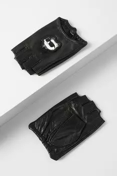 Кожаные перчатки ikonik 2.0 Karl Lagerfeld