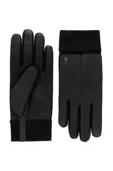 Кожаные перчатки с эластичной манжетой ROECKL