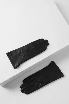 Кожаные перчатки с отделкой Auranna