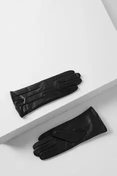 Кожаные перчатки с отделкой Auranna