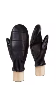 Кожаные рукавицы с эластичными манжетами ELEGANZZA