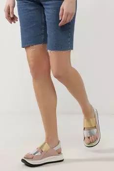 Кожаные сандалии на платформе Ever be