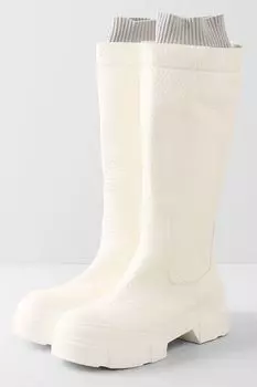 Кожаные сапоги с эластичной вставкой Vic Matie