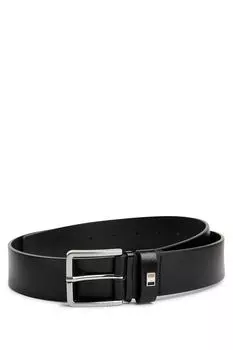 Кожаный ремень с фирменной фурнитурой BOSS