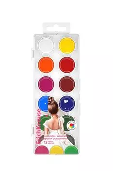 Краски акварельные, 12 цветов ErichKrause