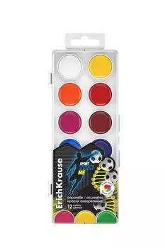 Краски акварельные, 12 цветов ErichKrause