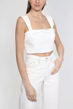 Кроп-топ на широких бретелях Perspective