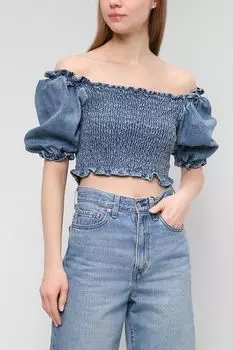 Кроп-топ с объемными рукавами LEVI'S