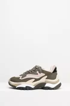 Кроссовки из нубука на массивной подошве Ash