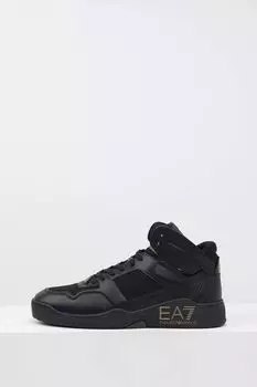 Кеды высокие с логотипом Ea7