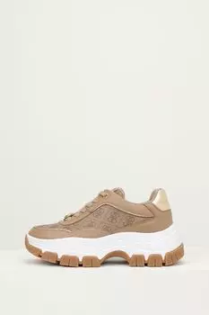 Кроссовки комбинированные на массивной подошве Guess