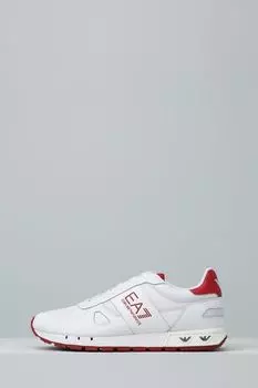 Кроссовки комбинированные с логотипом Ea7