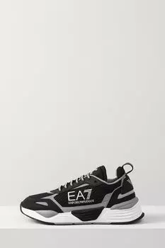 Кроссовки комбинированные с логотипом Ea7